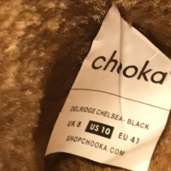 Chooka Women's Waterproof  Black Ankle Boots Faux‎ Fur interior - Picture 8 of 9